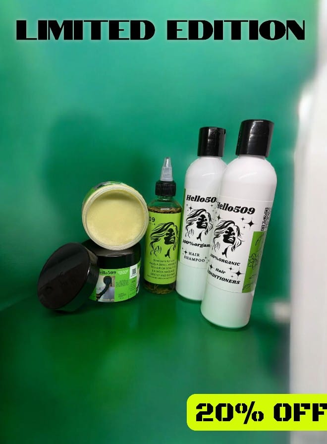 Hello509 100% Natural hair oil